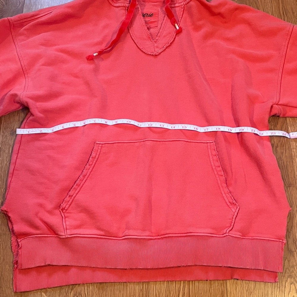 Aerie Washed Pink Oversized Hoodie Size M - Picture 2 of 7